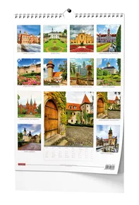 Wandkalender - Burgen und Schlösser der Tschechischen Republik